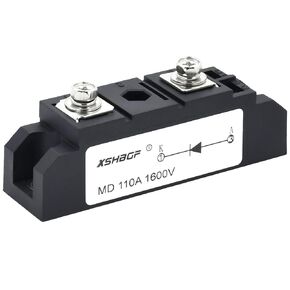 110 Amp Anti-Reverse Diode Module for Solar Power Systems 12V One Way Diode 1600V Peak Voltage MD110 Breaker for Solar Charge Controller and Photovoltaics