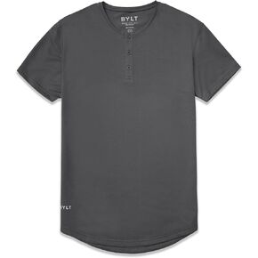 Drop-Cut Henley Men's Shirt