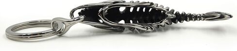 Ruth&Boaz Fishbone Style 316L Stainless Steel Strong Key Holder Key Ring Key Chain in Kuwait