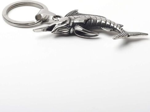 Ruth&Boaz Fishbone Style 316L Stainless Steel Strong Key Holder Key Ring Key Chain in Kuwait