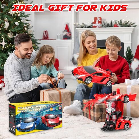 Remote Control Car Toys - Transforming RC Cars for Kids, Transform Toys Car Robot, Gift Kids Toys for 3 4 5 6 7 8 10 12 Years Old Boy in Kuwait