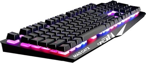 Mad Catz S.T.R.I.K.E. 13 Compact Premium Mechanical Wired Gaming Keyboard with Aluminum Frame Cherry MX RED switches and RGB Lighting in Kuwait
