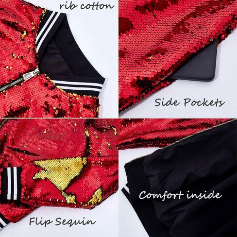 YIYI سترة رجالي ترتر للرجال منفوخة مقلمة سباركلي اسكواش بريق ملابس خارجية للحفلات ملابس أعياد الميلاد والعطلات in Kuwait