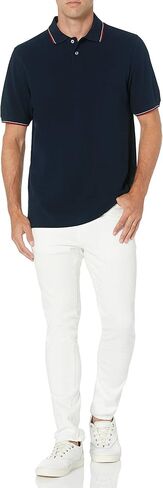 Amazon Essentials Men's Regular-Fit Cotton Pique Polo Shirt in Saudi Arabia