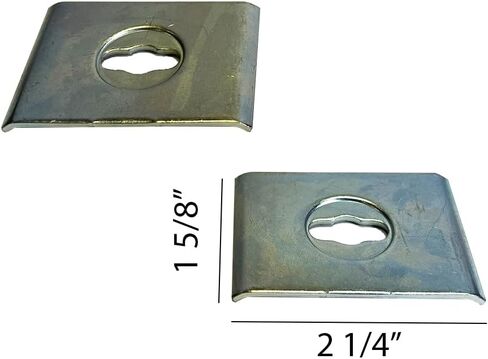 Quest Manufacturing Cable Tray Central Hold Down, Pack of 4 Pcs, Zinc (CT0031-03-4) in Saudi Arabia