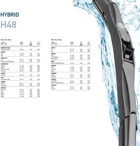 Hella Hybrid Wiper Blade 19 inch 204584191 in Saudi Arabia