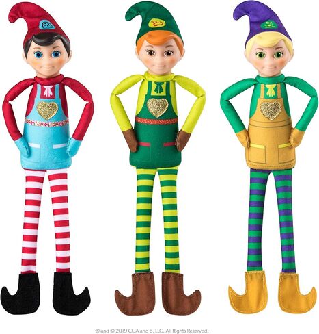 Elf Mates 3-Pack with Storybook – Authentic, Original, Trusted Christmas Elf for Kids | Official The Elf on The Shelf Santaverse Product. Includes 3 Elves! in Saudi Arabia