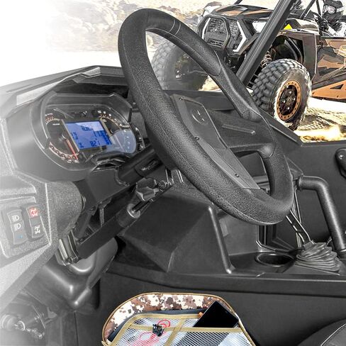 General 1000 Accessories, UTV General Center Console Storage Bag Compatible with Polaris General 1000/1000-4 2016-2023 1680D Oxford Double Side Zippers Easy to Install (Blue Piping) in Saudi Arabia