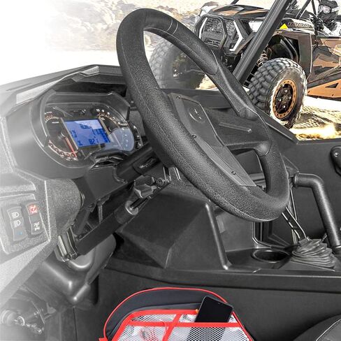 General 1000 Accessories, UTV General Center Console Storage Bag Compatible with Polaris General 1000/1000-4 2016-2023 1680D Oxford Double Side Zippers Easy to Install (Blue Piping) in Saudi Arabia