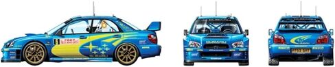 طامية 1/24 سوبارو امبريزا WRC MC TAM24281 سيارة بلاستيكية/شاحنة 1/24-1/25 in Saudi Arabia