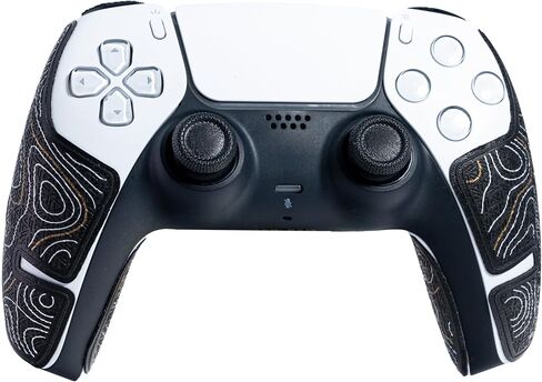 Controller Grips, Anti-Skid, Multi-Texture, Sweat Absorption, Pre-Cut Grips Tape, Compatible with PS5 DualSense and PlayStation Portal (Pink,Black,Green) in Saudi Arabia