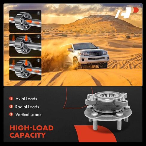 محمل العجلة الأمامية الممتازة ومجموعة المحور مع 5 عروة متوافقة مع Mazda 3 2019 2020 2021 2022 in Saudi Arabia