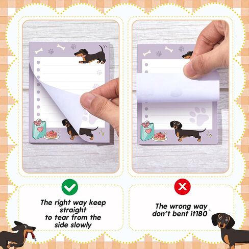 Theme Office Supplies Cute Gifts for Women Include Ballpoint Pens Sticky Notes Stickers School Stationery Set Lover Gifts for Birthday Party Favor Decoration Supplies(Dachshund Weiner Dog) in Saudi Arabia