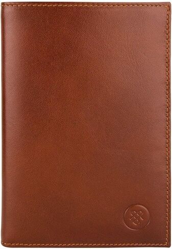 Maxwell Scott - Mens Luxury Leather Tall Billfold Jacket Dress Wallet for Pocket - Made in Italy - The Pianillo Chestnut Tan in Saudi Arabia