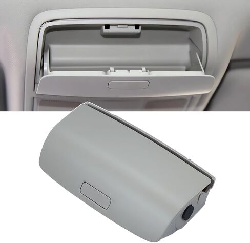 Car Inner Sun Glasses Holder Box Sunglass Storage Case Specific for VW Golf Mk5 Mk6, Passat B6, Jetta MK5 GTI Rabbit,Tiguan,Skoda Yeti Superb Car Styling Accessories Gray 1KO868837 in Saudi Arabia