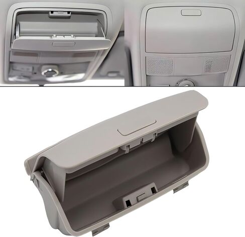 Car Inner Sun Glasses Holder Box Sunglass Storage Case Specific for VW Golf Mk5 Mk6, Passat B6, Jetta MK5 GTI Rabbit,Tiguan,Skoda Yeti Superb Car Styling Accessories Gray 1KO868837 in Saudi Arabia