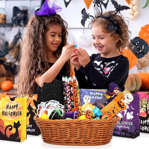 242 Pcs Halloween Art and Craft Stationery Kids Gift Set Trick or Treat Party Favor Toy, Classroom Prizes Bulk School Supplies Goodie Bag Stuffers Fillers in Kuwait