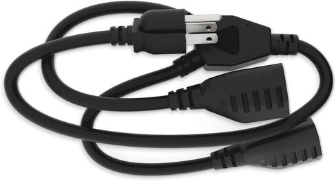 Power Cord Extension and GE 3-Outlet Extender T-Shaped Adapter Bundle in Saudi Arabia