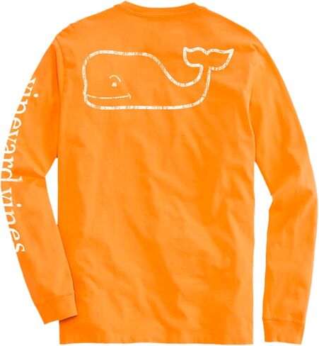 vineyard vines Mens Long-Sleeve Vintage Whale Pocket Tee in Saudi Arabia