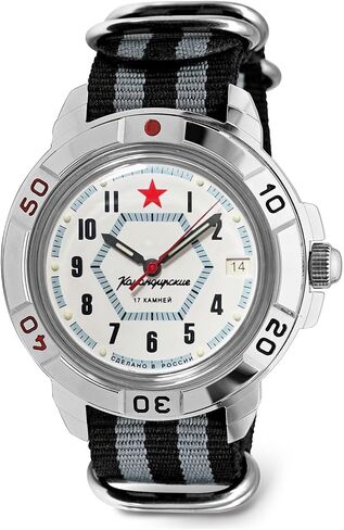VOSTOK | Komandirskie 719 Red Star Mechanical Hand Wind Wrist Watch in Saudi Arabia