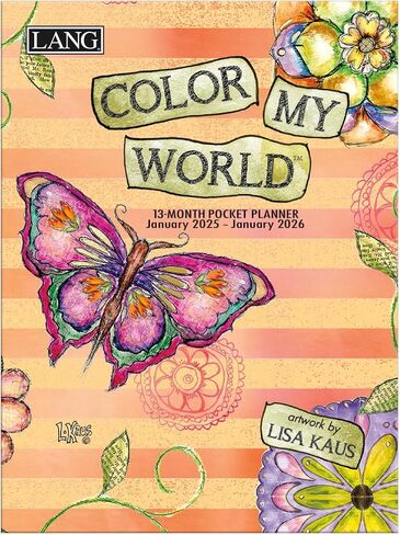 LANG Color My World 2025 Monthly Pocket Planner (25991003178) in Saudi Arabia