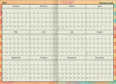 LANG Color My World 2025 Monthly Pocket Planner (25991003178) in Saudi Arabia