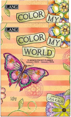 LANG Color My World 2025 Monthly Pocket Planner (25991003178) in Saudi Arabia