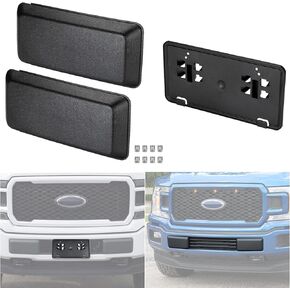 A & UTV PRO Front Bumper Guards Pads,2018 2019 2020 Bumper Cover Caps Compatible with Ford F150 Left & Right Accessories, Black 2pcs