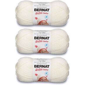 Bernat 166030-30008 Softee Baby Yarn - Solids - Antique White