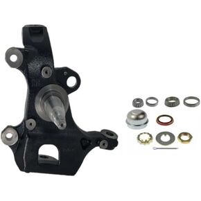 2L3Z3105AA Right Passenger Front Spindle Knuckle with Installation Kit Compatible with Ford F150 F-150 Expedition Navigator 2 Wheel Drive, SM-01567BRK