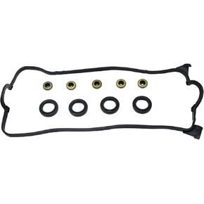 VS50499R Valve Cover Gasket Set VS 50500 R Replacement for Acura EL 1.6L 1997-2000 Replacement for Honda Civic HX 1.6L VTEC D16Y5 1996-2000 Civic VX 1.5L VTEC-E D15Z1 1992-1995