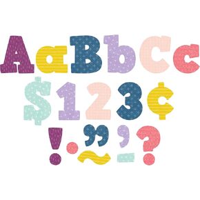 Teacher Created Resources Oh Happy Day Bold Block 4" Letters Combo Pack (TCR9037)