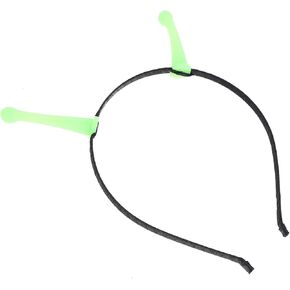 Veemoon Light up Alien Headband: Martian Antenna Headband Alien Glitter Headband - Alien Party Accessories for Halloween Cosplay Masquerade