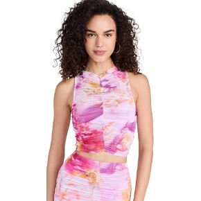 قميص Misha Sheer Illusion بدون أكمام للسيدات من AFRM in Kuwait