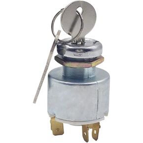31973K4183 1973K4183 SPB501 551508G with 2 Keys 3 Position 5 Terminal Wire Waterproof Ignition Key Starter Switch for Cars Motorcycles Boats Tractor Trailer Digger Agricultura