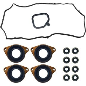 Engine Cylinder Valve Cover Gasket Kit Fit for 2013-2014 Honda Accord EX-L EX LX-S LX Sport, Valve Cover Gasket Set Replace OE# 12030-5A2-A01
