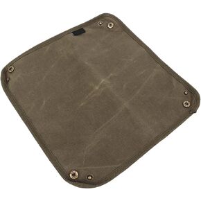 Travel Valet Tray, Easy Clean Portable Desktop Valet Tray Metal Buckle Design for Desktop for RV (OD Green)