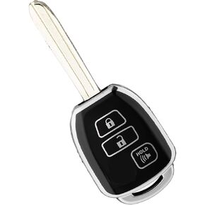 Key Fob Cover for Toyota 4Runner Corolla Cross Tacoma Tundra RAV4 Highlander Sequoia Scion Prius