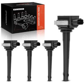 A-Premium Engine Ignition Coil Pack Compatible with Nissan Sentra 2007-2012, 2.0L, 4-PC Set