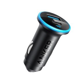 USB C Car Charger Adapter, Anker 52.5W Cigarette Lighter USB Charger, 323 Anker Car Charger with 30W PowerIQ 3.0 Fast Charging for iPhone 14/13 Samsung Galaxy S23/22 Pixel