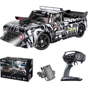 1/12 Remote Control Car Drift RC with Gyro for Adults, 2.4G 4WD High Speed Drifting RC Car 35KM/H Proportional Throttle RC Cars with 2 Batteries Birthday Gifts for Kids Adults