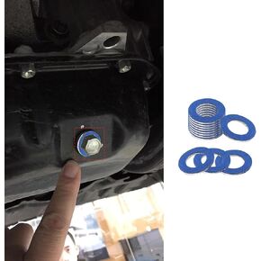 ​​​12PCS Oil Drain Plug Gaskets, Oil Drain Pan Crush Washer Replacement OEM#9043012031, Car Accessories M12 Crush Washer Compatible with Toyota Lexus Scion