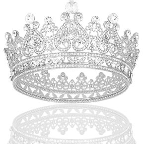 Rose Gold Crown Cake Topper for Wedding Birthday Baby Shower Party Favors