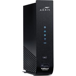 ARRIS Surfboard G34 DOCSIS 3.1 Gigabit Cable Modem & Wi-Fi 6 Router (AX3000) | Approved for Comast Xfinity, Cox, Spectrum & More | Four 1 Gbps Ports | 1 Gbps Max Internet Speeds | 2 Year Warranty