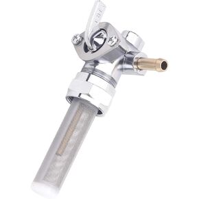 Road Passion 62167-81 62163-75 Petcock Fuel Valve Shut Off Tank Switch for Harley Electra Glide Sport FLHS 1980-1984,1987-1993/ Electra Glide FLHT 1986-1987,1995-2006(Left outlet)