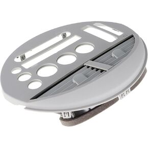 WFLNHB Gray Center Console Dashboard Cover Instrument Gauge Panel Bezel Replacement for 2004-2005 Nissan Quest 68260-5Z000