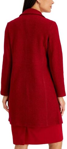 سترة Kasper النسائية المصنوعة من مزيج الصوف باللون الأحمر مقاس XL in Kuwait