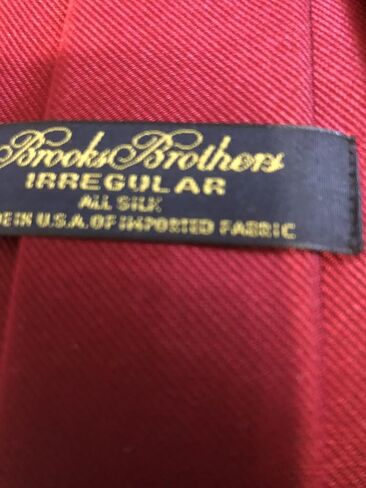 Brooks Brothers Irregular Solid Burgundy Tie in Saudi Arabia