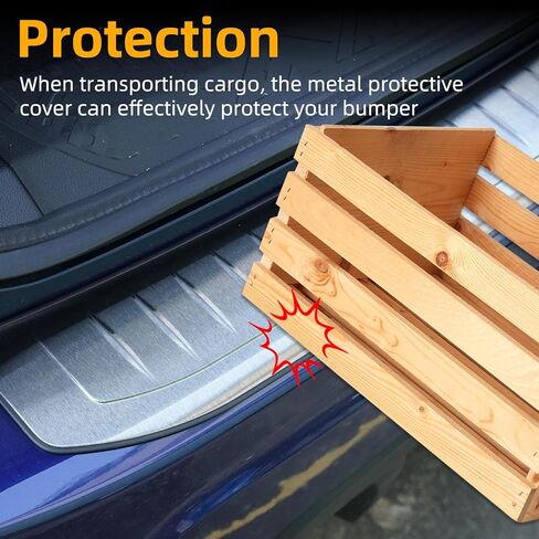 غطاء حماية خلفي من سبائك الصلب من JERBOR مناسب لسوبارو Crosstrek 2023 2024 غطاء حماية لعتبة باب الجذع in Kuwait