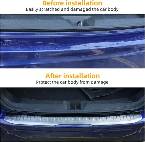 غطاء حماية خلفي من سبائك الصلب من JERBOR مناسب لسوبارو Crosstrek 2023 2024 غطاء حماية لعتبة باب الجذع in Kuwait